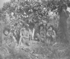 Nambikvara indiánok Mato Grosso államban, 1914.