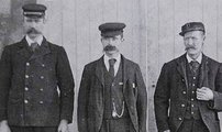 A három eltűnt őr (b-j): Thomas Marshall, Donald McArthur és James Ducat (kép forrása: express.co.uk)