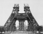 Az Eiffel-torony munkálatai 1888 május 15-én (kép forrása: Wikimedia Commons)