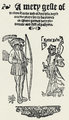 A „Vidám geszta Robyn Hoode-ról” című 1550-ben kiadott mű címlapja