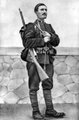 Mussolini katonaként, 1917. (kép forrása: Wikimedia Commons)