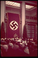 Hitler beszédet mond a müncheni Német Művészet Házánál a Német Művészet Napján, 1939.