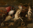 Gillis Coignet festménye Szent Györgyről