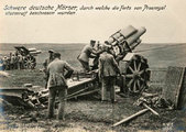 Német tüzérség Przemyśl közelében