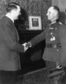 Hitler és Rommel kezet fognak 1942 novemberében