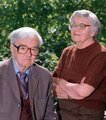 Weöres Sándor és felesége, Károlyi Amy (1987)