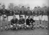 Az Aranycsapat fotózása az 1950-es évek elején
