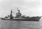 A USS Indianapolis 1945. július 10-én, a tragédia előtt néhány héttel