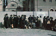 Deportálásra összeterelt roma civilek a németországi Aspergben, 1940. május 22.