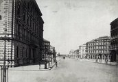 Andrássy (Sugár) út az Oktogontól a Városliget felé 1878 körül (Kép forrása: Fortepan / Budapest Főváros Levéltára)