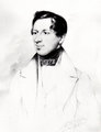 A fiatal Pulszky Ferenc (Kozina Sándor rajza, 1837)