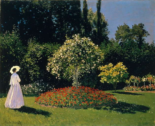 Nő a kertben (1867)