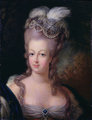 A király feleségének, Marie Antoinette-nek a portréja