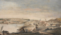 Sydney látképe a 18. század végén