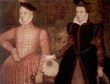 Második férjével, Darnley lordjával