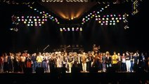 Budapest Sportcsarnok, Élő segély Afrikáért, kétnapos könnyűzenei koncert 1985. december 26-án és 28-án. (Fortepan / Urbán Tamás)