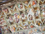 A Sixtus-kápolna mennyezetfreskói (Kép forrása: Wikipédia/ Jean-Christophe BENOIST/ CC BY 2.5)