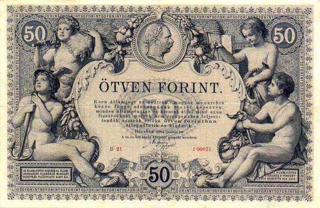 1884-es osztrák–magyar 50 forintos