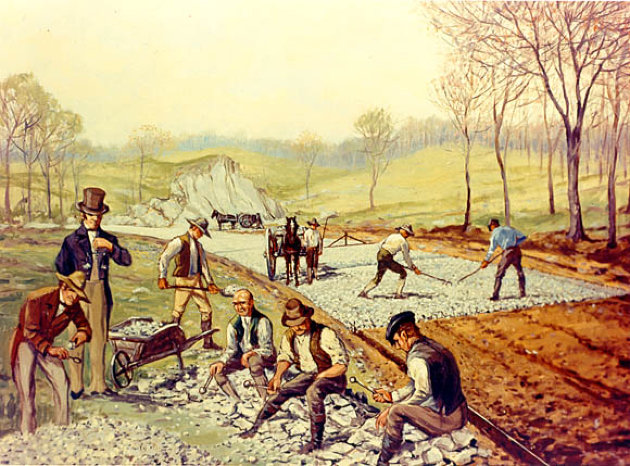 Új kor, új utak – útépítési munkálatok az Egyesült Államokban (1823)