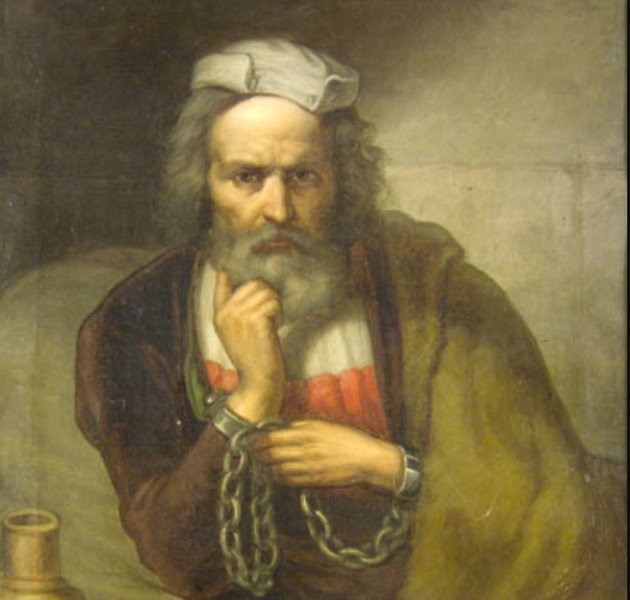 A raboskodó Táncsics Mihály (Jakobey Károly alkotása)