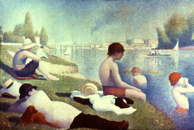 Fürdőzők Asniéres-ben (1883)