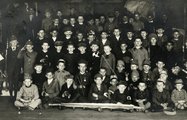 Pakots József: Hős diákok című színdarabjának szereplői (1916. április 25-26.) - Fortepan