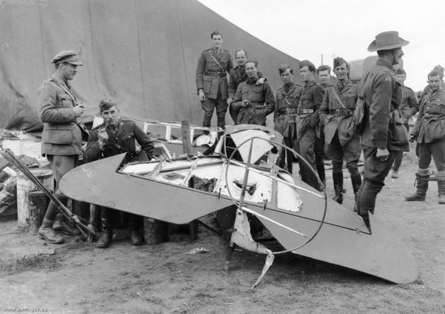 Manfred von Richthofen gépének maradványai