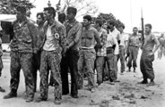 Kubai ellenforradalmárok, a 2506-os rohamdandárnak nevezett egység tagjai elfogásuk után a félresikerült Disznó-öbölbeli akciót követően