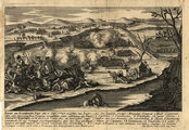 Az 1777-es brandywine-i csata Johann Martin Will metszetén