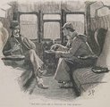 Sidney Paget illusztrációja Sherlock Holmesról (j.) és hűséges segítőjéről, Watson doktorról (b.)