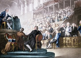 XVI. Lajos a Nemzeti Konvent előtt 1792. december 26-án