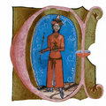 V. László király kun öltözékben való ábrázolása a Képes krónika egy miniatúráján