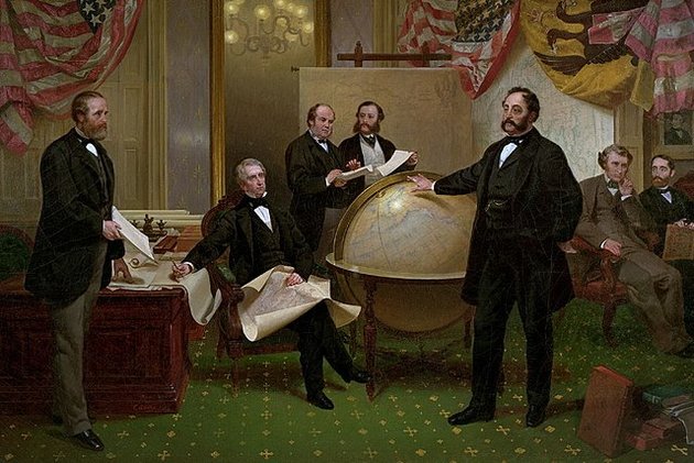 Az Alaszka eladásáról szóló szerződés aláírása 1867. március 30-án