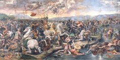 Gianfrancesco Penni (1496k.–1528): A Milvius-hídi csata (részlet)
